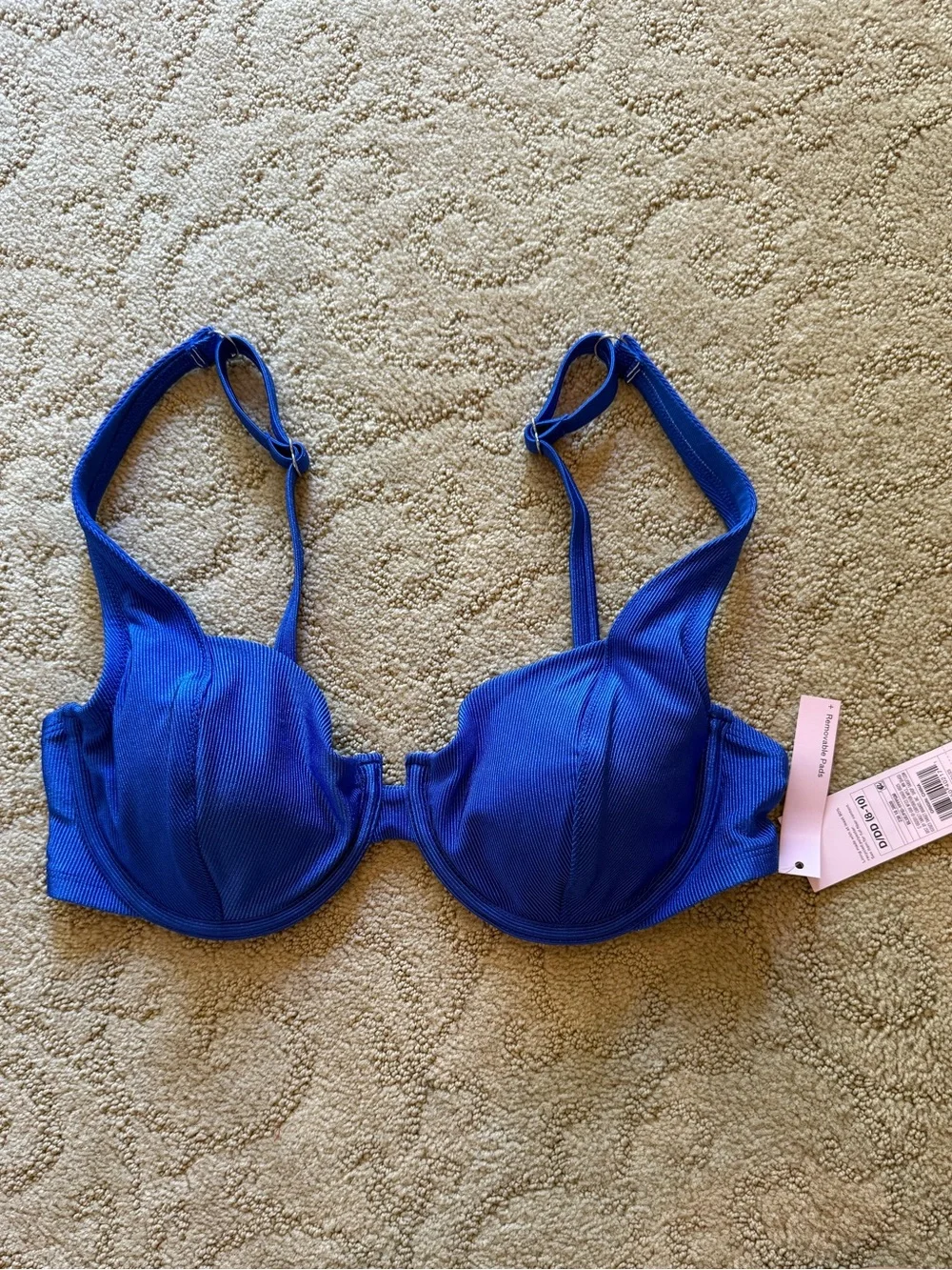 Wild fable Electric Blue Underwire Bikini Top
